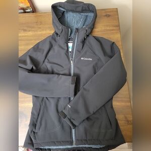 Columbia Omni-Wind Block Breathable Windproof Fleece-Lined Hooded Jacket
